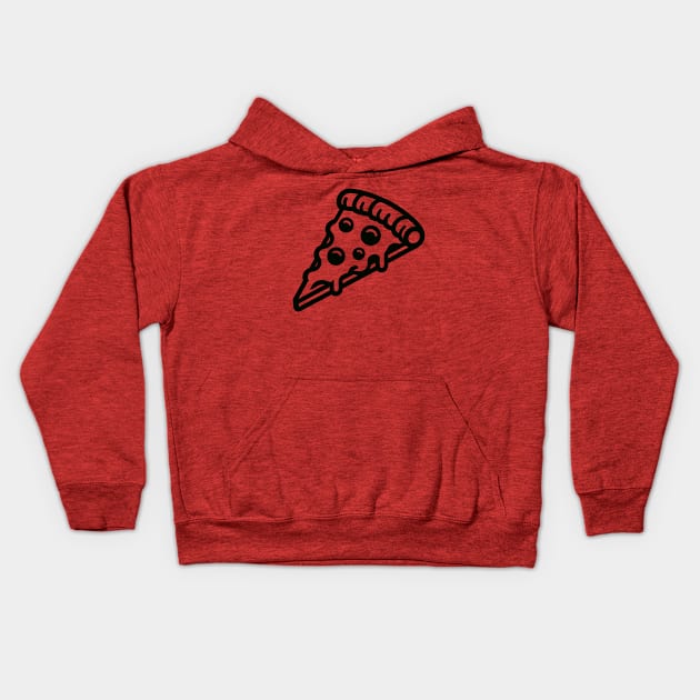 Pizza Slice Kids Hoodie by KayBee Gift Shop